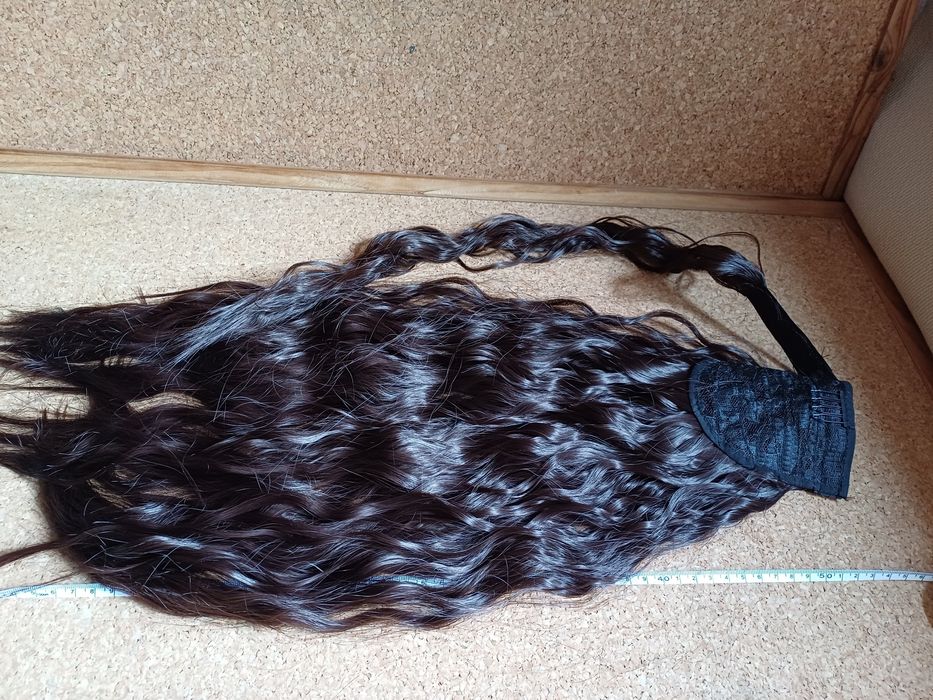 Extensão de cabelo comprido, rabo
de cavalo. Novo.