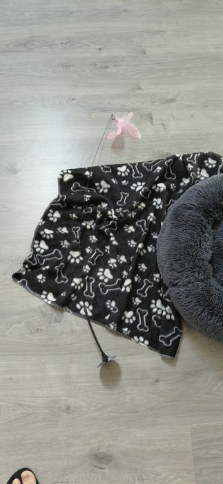 Cama para gato puff mais manta briquedo e ccbertor e comida