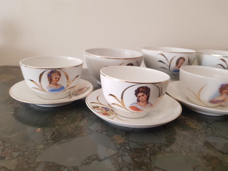 Peças de chá soltas da Vista Alegre