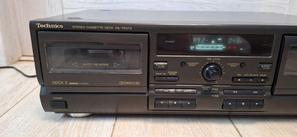 Magnetofon Kasetowy TECHNICS RS-TR 373 ! 2 Kieszenie OK ! POLECAM !