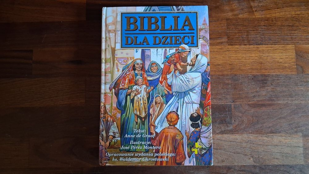 Biblia dla dzieci – Anne de Graaf  Vocatio Stan BDB Czysta karta dedykacyjna