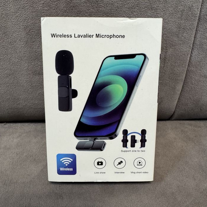 Комплект петличних мікрофонів Wireless Lavalier Microphone