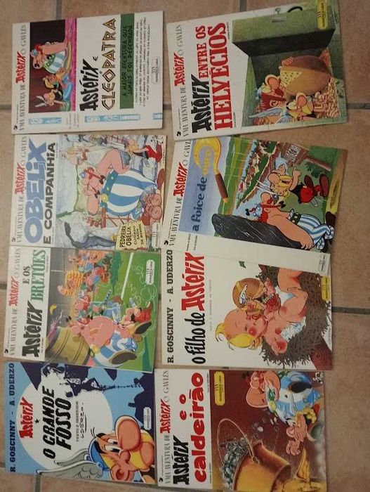 BD- 23 álbuns novos, astérix, meribérica