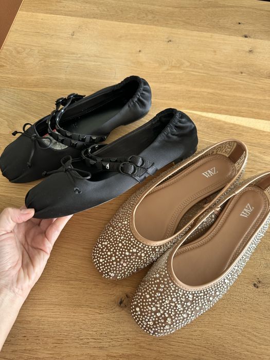 Дві пари балеток за ціною однією - 35 розмір