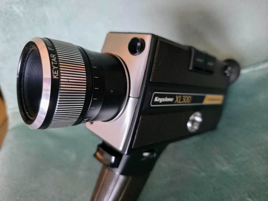 Camera filmar Keystone xl300 Super 8 vintage + mala transporte