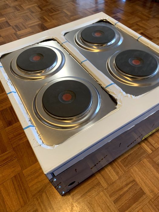 Fogão eléctrico trifásico de 4 placas