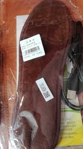 Стельки теплые с подогревом от USB для обуви ног