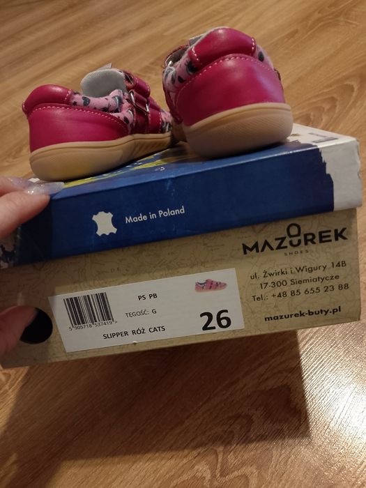 Barefooty buty dla dzieci Mazurek