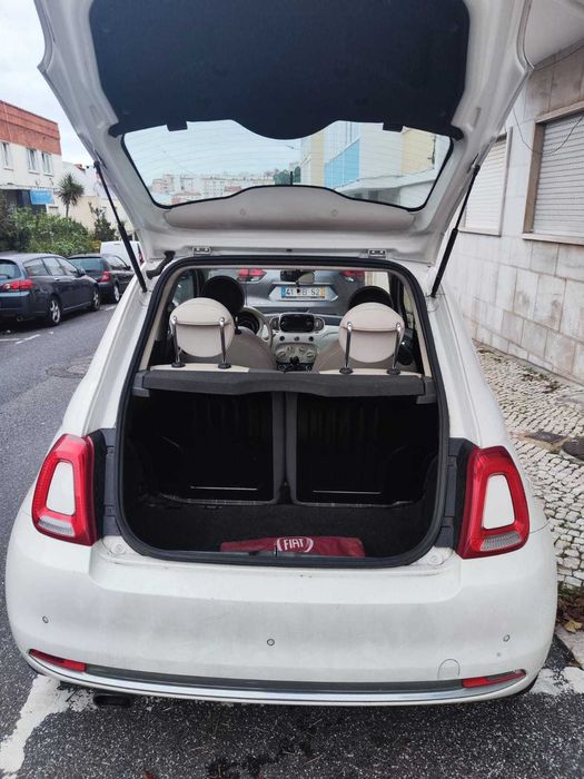Fiat 500 1.2 com tecto panorâmico