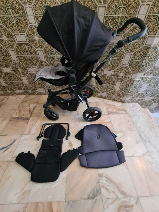 Carrinho Trio Janė Crosswalk + Ovo (Koos) + Base Isofix