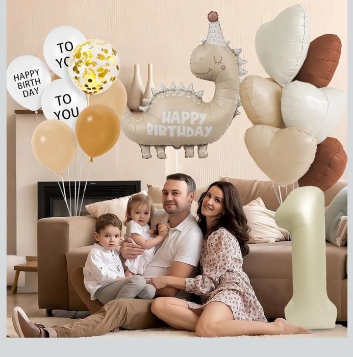 Mega zestaw balonów na 1 urodziny