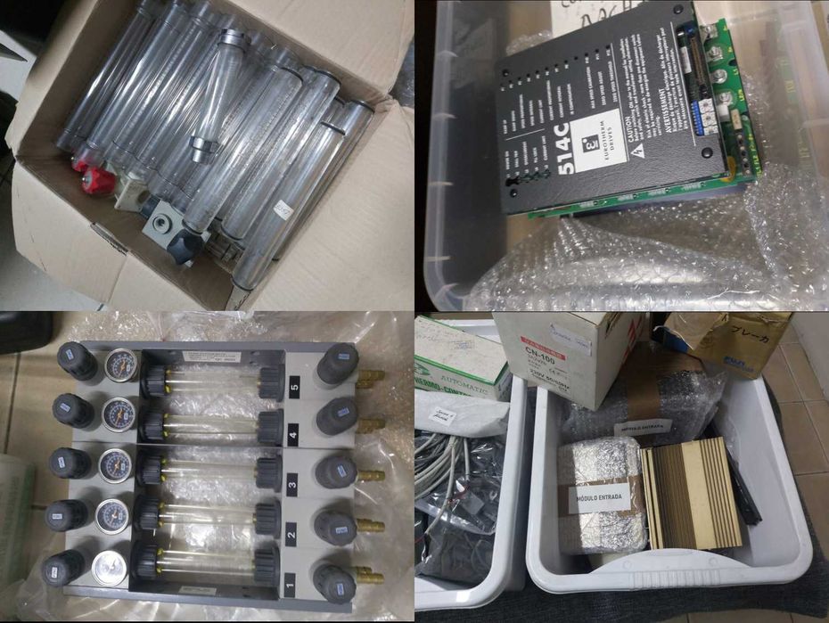 Componentes Industriais - Lote de Material