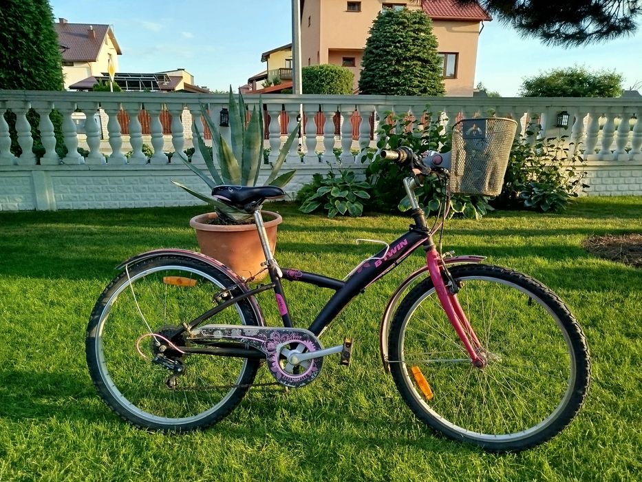 Rower dziewczęcy 24 cale