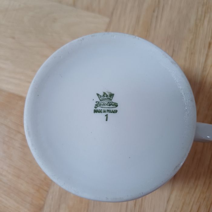 Filiżanka porcelana Karolina złocenie