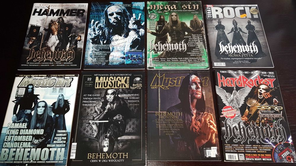 Nergal Behemoth Czasopisma, Gazety, Prasa
