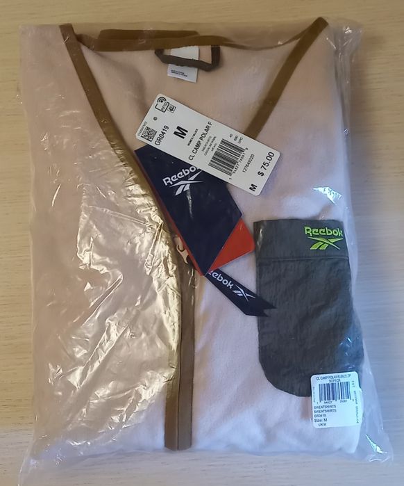 Reebok зима орігинал товстовка худі фліска