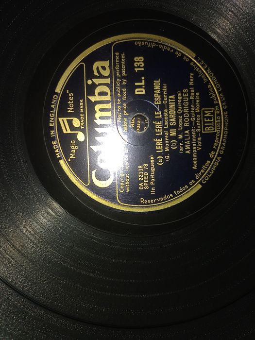 Coleção de 5 singles da Amália 78 r