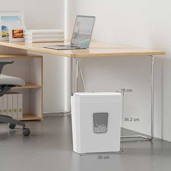 Bonsaii C277-C Niszczarka do papieru, kart 8 kartek, P-4,pojemnik 13L