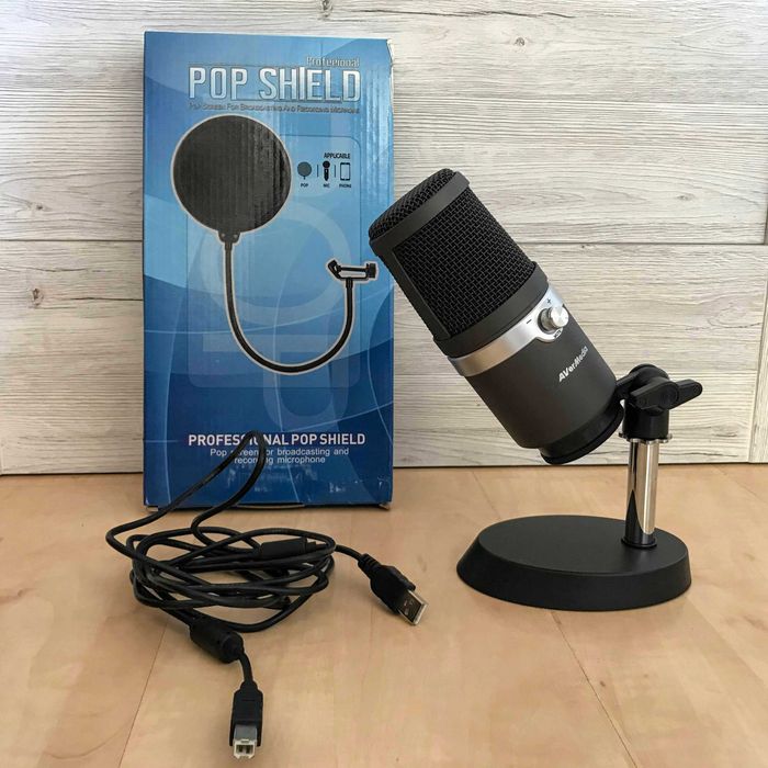 AverMedia AM310 mikrofon USB studyjny gaming streaming biurkowy