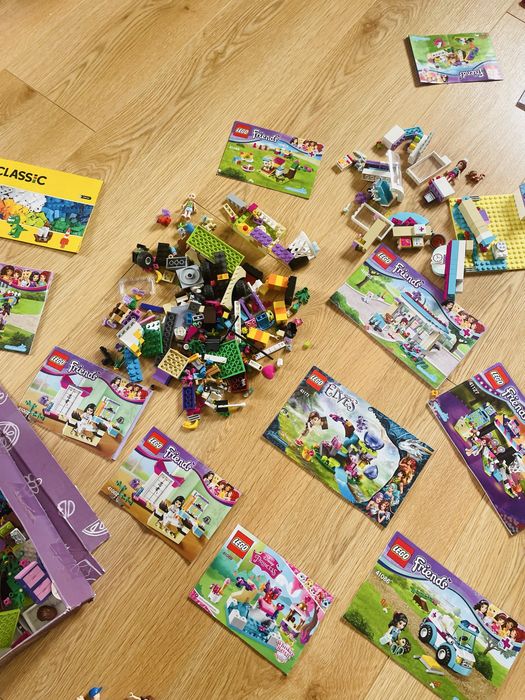 Duży zestaw Lego Frends ludzi zwierzęta !