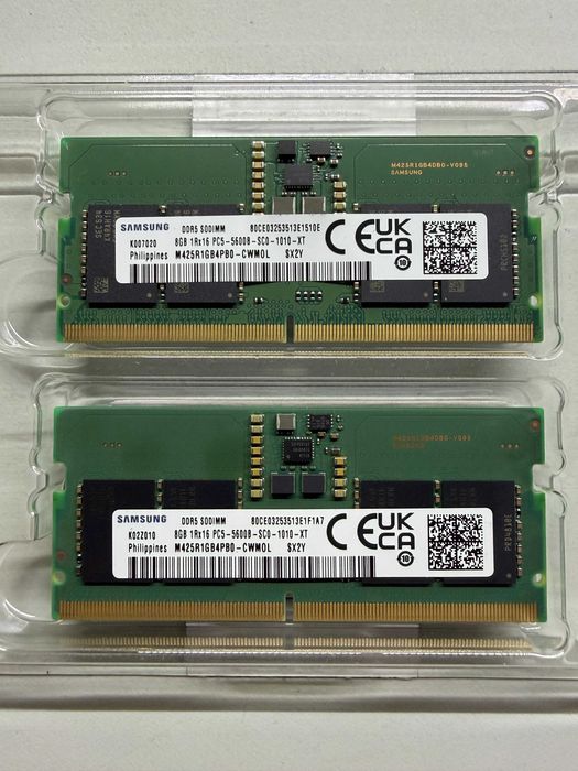 Оперативна пам'ять в ноутбук Samsung DDR5 SODIMM 16Gb (2x8Gb)