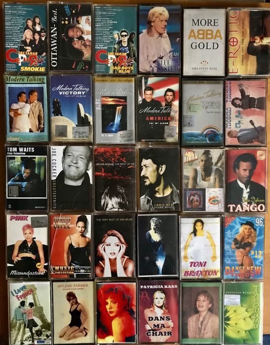 Кассеты с зарубежной музыкой