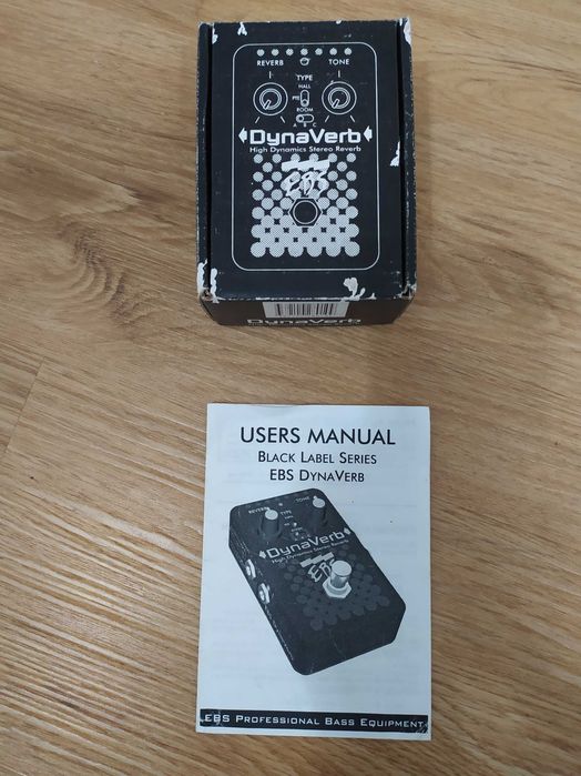 Pedal de reverb para baixo - EBS DYNAVERB