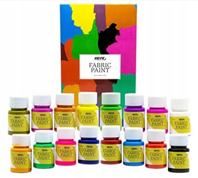 Farby do tkanin Nazca 24 szt. x 30 ml