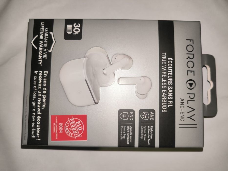 Force Play II – Auriculares True Wireless Bluetooth (Noise Cancelling)