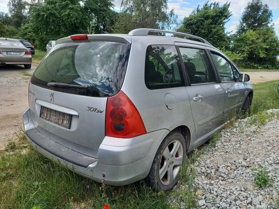 części PEUGEOT 307 SW EZRC kombi 1.6 benzyna 2003r. KLAPA TYŁ