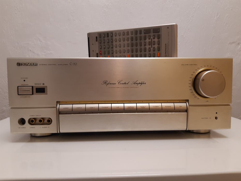 PIONEER C-70 Reference Preamplifier Pilot Super Stan bez Rys  Unikat