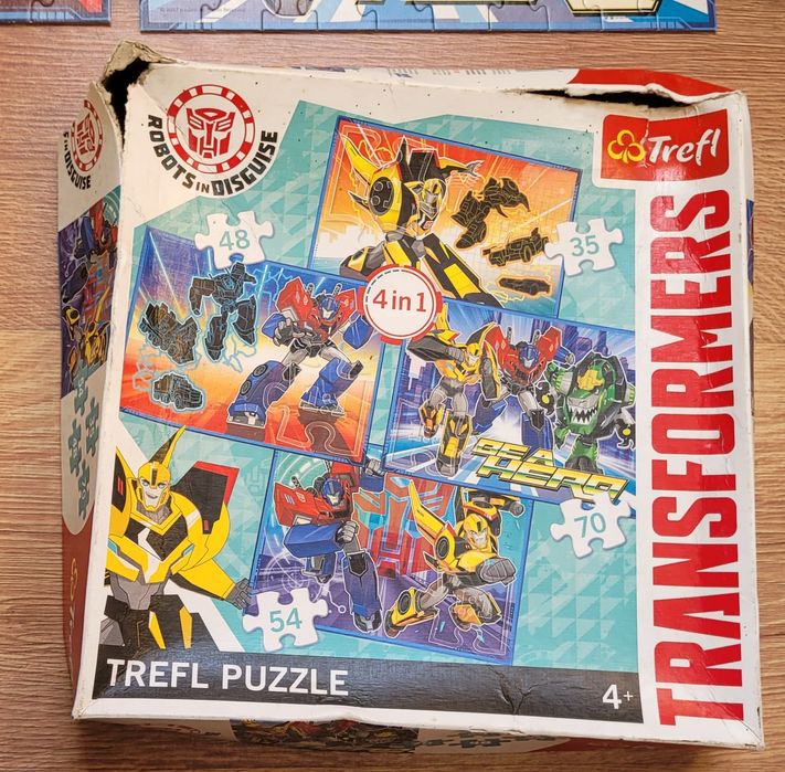 Puzzle transformers Trefl 4w1