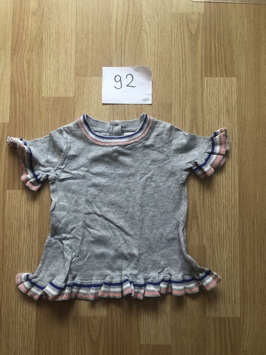 Sweterki tuniki dziewczęce niemowlęce 92