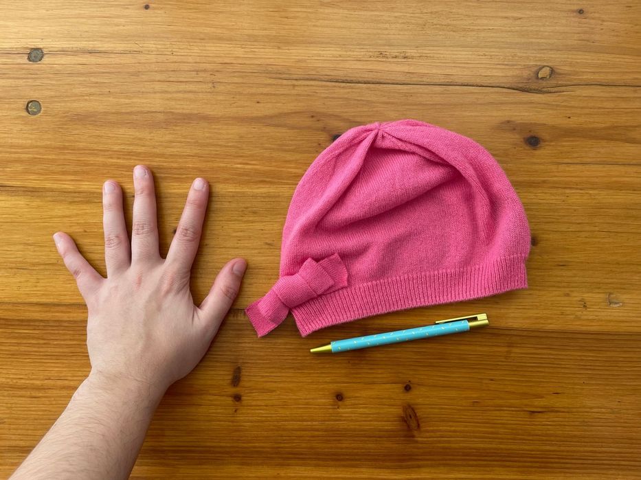 Gorro de criança de caxemira, marca Papo d'Anjo