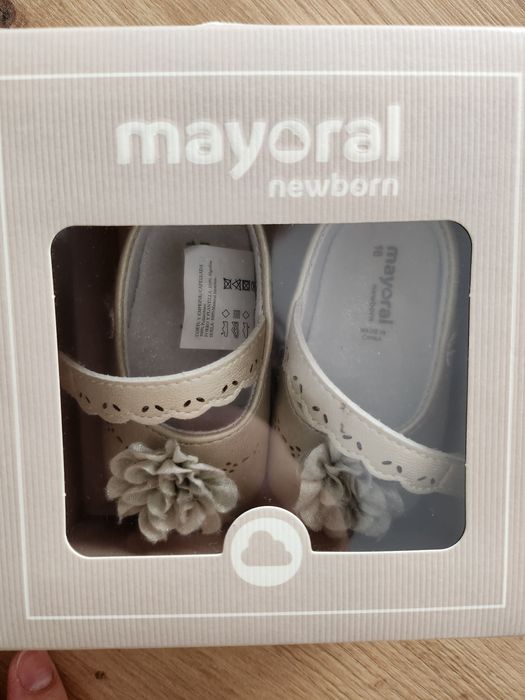 Baletki Mayoral 16 złote