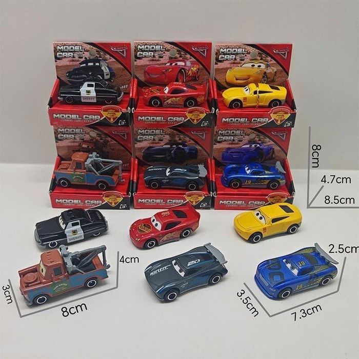 Машинки металлические Тачки/Маквин  6-видов.