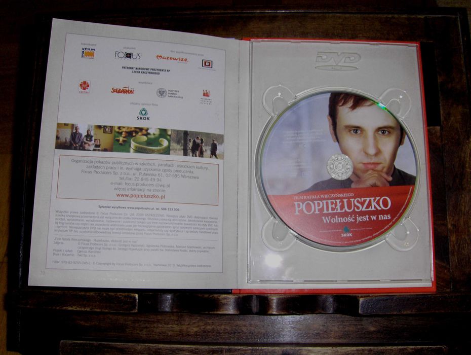 DVD Popiełuszko. Wolność jest w nas