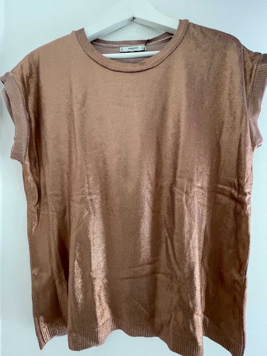 Camisola Rosa dourada :: Mango (NOVA)