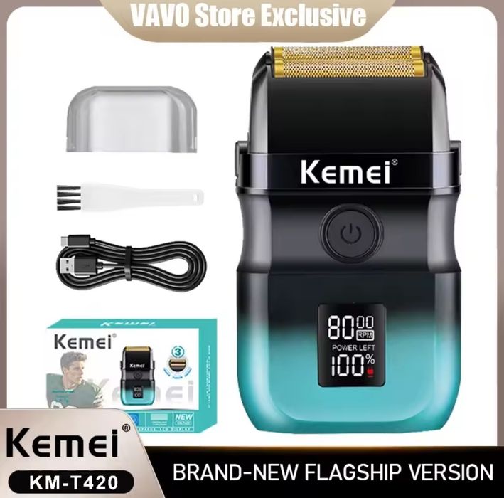 Kemei km t-420 бритва шейвер