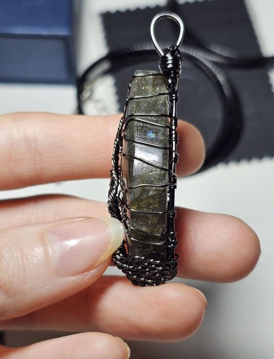 Labradoryt Drzewo Życia – Zestaw Prezentowy XXL