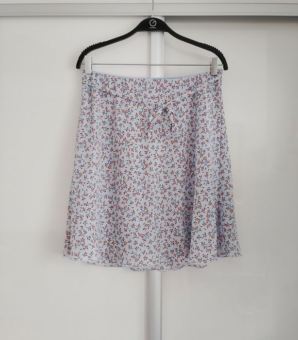 Rozkloszowana błękitna spódnica w kwiatki rozmiar 40/42 Blue motion 
D