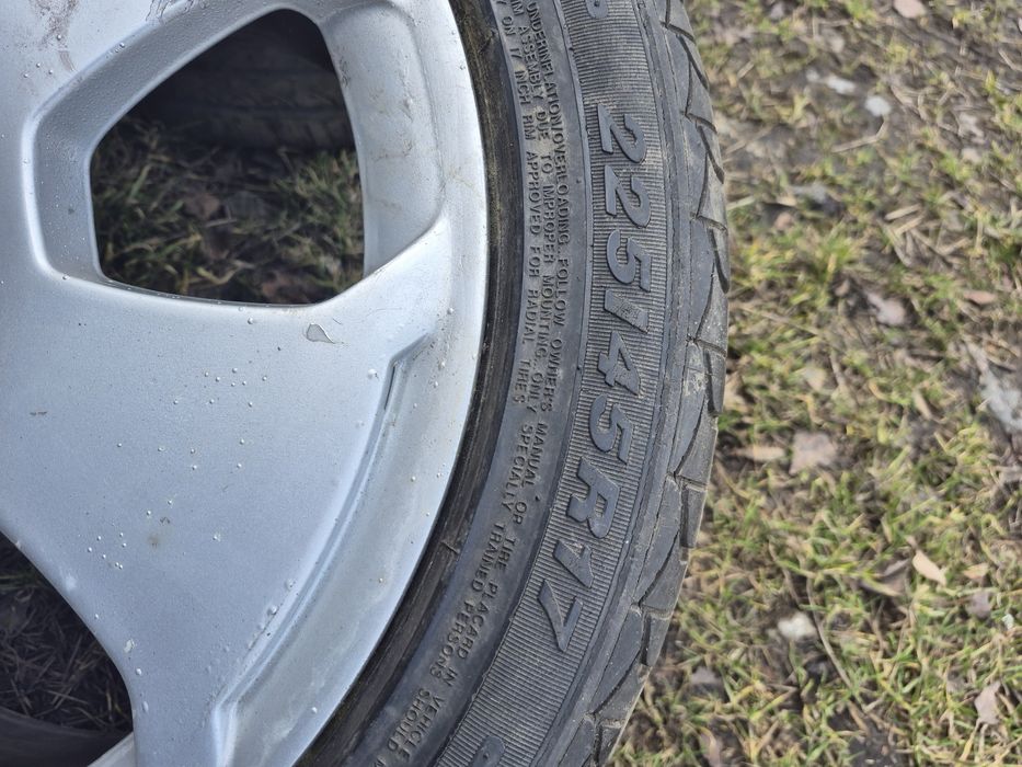 Koła VW R17 (5×112) z oponami