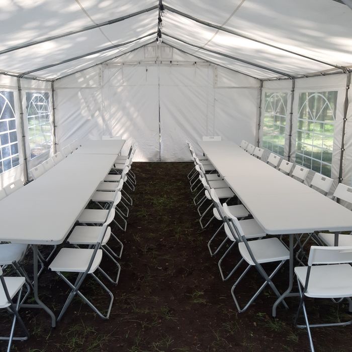 Wynajem namiotów imprezowych wypożyczę krzesła stoły