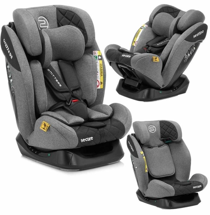 Fotelik Samochodowy Sesttino Secure PRO 0-36kg. 40-150cm.