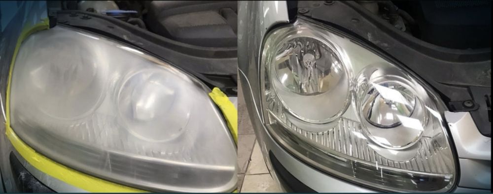 Полировка фар. Полірування фар. Облейка фар. Бронепленка на фары.