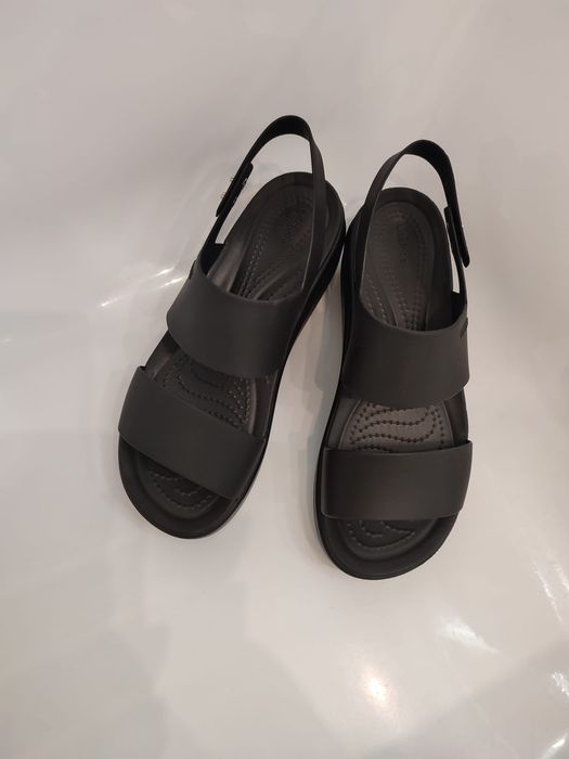 Czarne Sandały Crocs