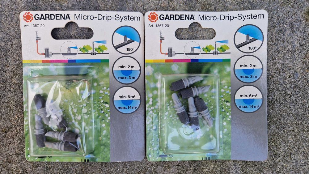 MICRO-DRIP dysza rozpylająca dysza mgłowa GARDENA 180st 5szt 2op 1367 20