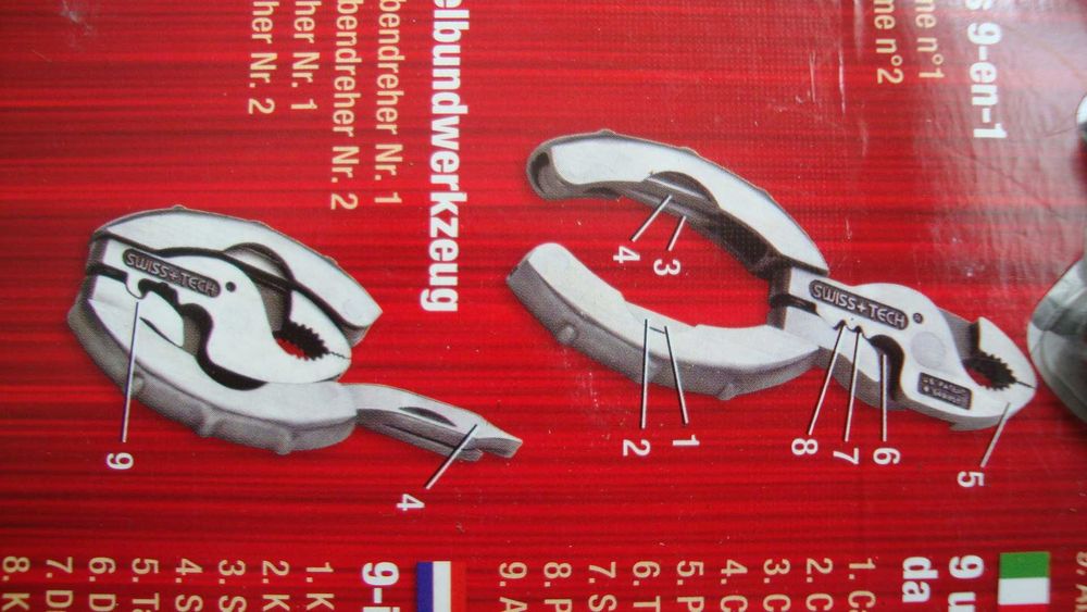 Porta-chaves multifunções Micro-Plus EX 9 Swiss+Tech