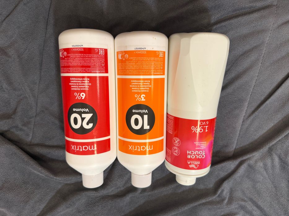 Oksydanty do farb fryzjerskich - zestaw