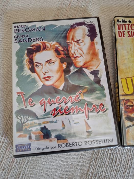 Três dvds Roberto Rosselini e Fellini e De Sica